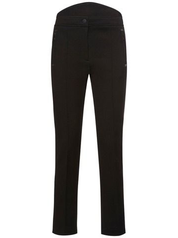 moncler grenoble stretch tech twill pants in black