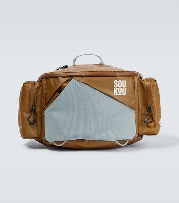 the north face x undercover belt bag in brown