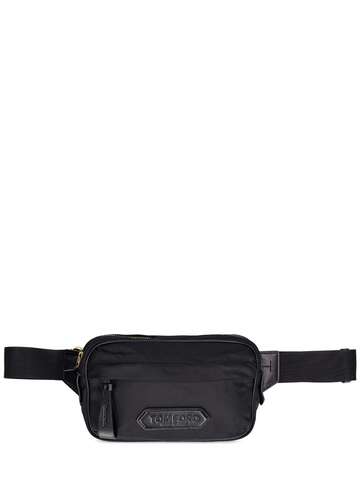 tom ford logo belt bag in black