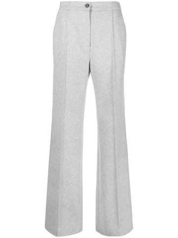 antonelli high-waist straight-leg trousers - grey