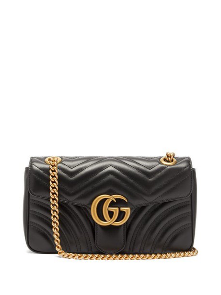 Gucci - Gg Marmont Mini Quilted Leather Cross Body Bag - Womens - Black
