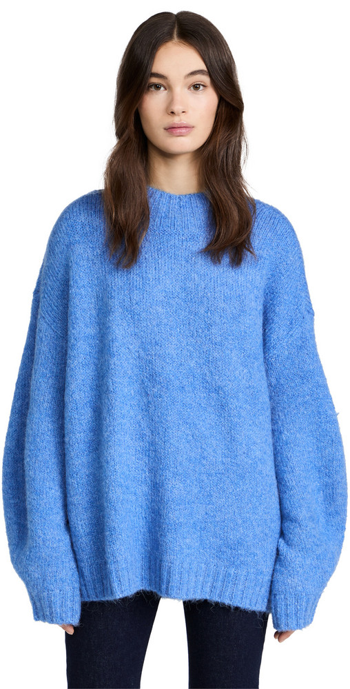 Pistola Denim Carlon Mockneck Sweater in blue