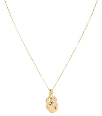 alighieri the sleeping sapphires 24kt gold-plated necklace with sapphires