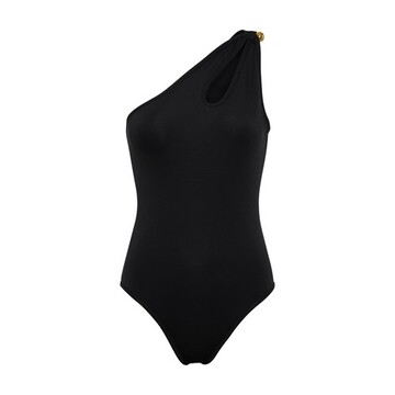 Bottega Veneta Asymmetrical swimsuit in black