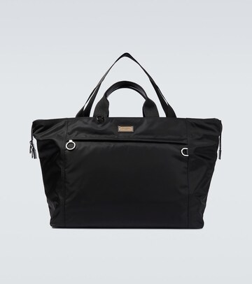 dolce&gabbana nylon travel bag in black