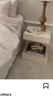 home accessory,bed side table,side table,white,concrete,home furniture