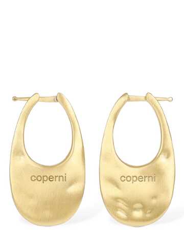 coperni medium swipe earrings in gold