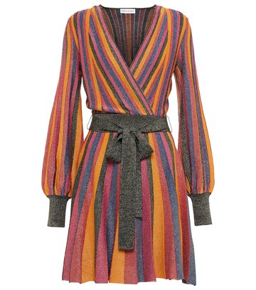 Rebecca Vallance Marsha striped knit minidress