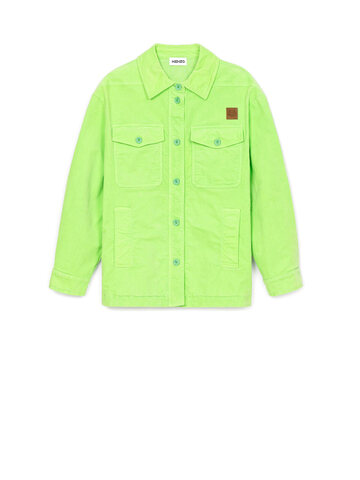 Kenzo Shirt With Contrast Detail in green
