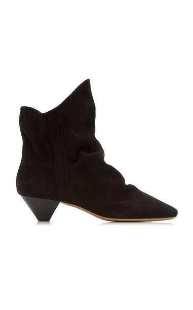 Isabel Marant Doey Suede Ankle Boots in black