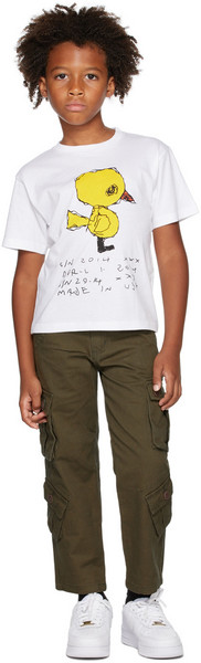 Tom Sachs Kids Love Bird T-Shirt in white