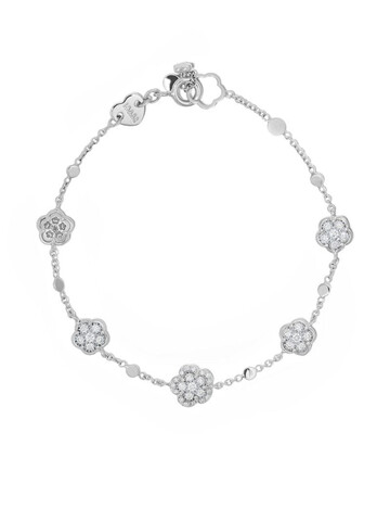 Pasquale Bruni 18kt white gold Figlia dei Fiori diamond bracelet in silver