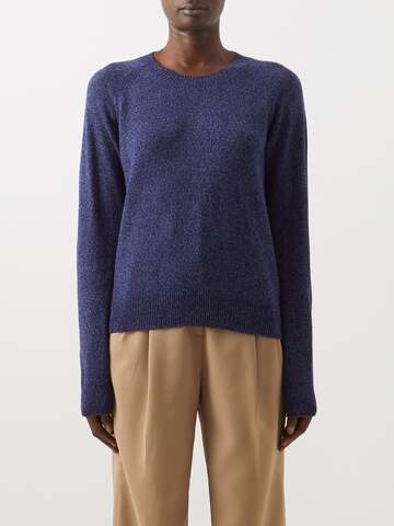 A.P.C. A.P.C. - Emily Wool-blend Sweater - Womens - Blue