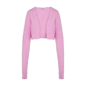 Faith Connexion Cropped cardigan in pink