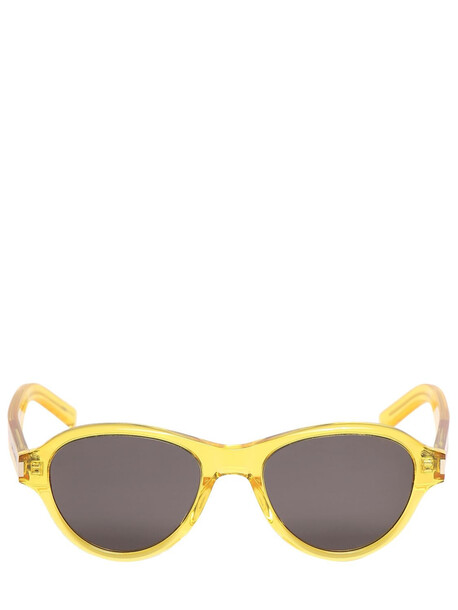 SAINT LAURENT Sl 519 Acetate Sunglasses in yellow