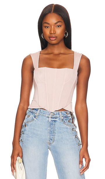 HAH Knock Out Top in Blush in lilac