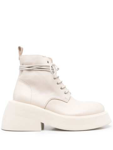 marsèll chunky-heel leather boots - neutrals