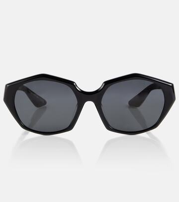 Khaite x Oliver Peoples hexagonal sunglasses in black
