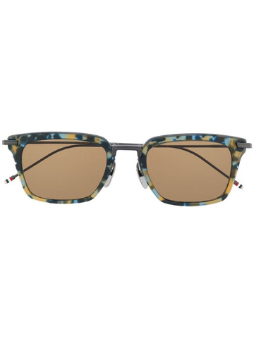 Thom Browne Eyewear Wayfarer cat-eye shaped sunglasses in blue