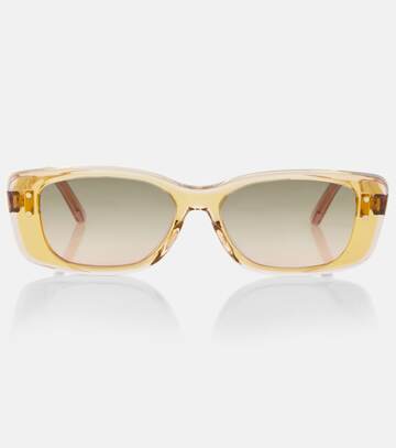 dior eyewear diorhighlight s2i rectangular sunglasses in yellow