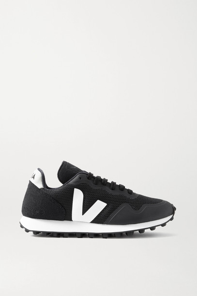 VEJA - + Net Sustain Sdu Rt Rubber-trimmed Vegan Suede And Mesh Sneakers - Black