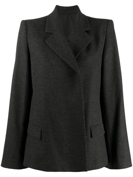 Totême oversized double-breasted jacket in grey