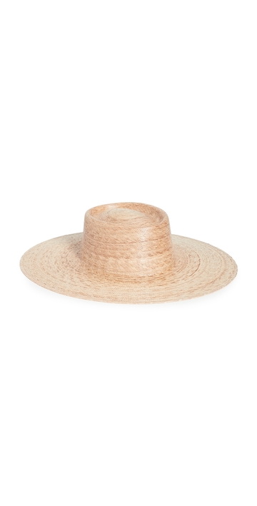 lack of color palma wide boater hat natural l/xl
