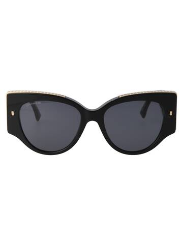 Dsquared2 Eyewear D2 0032/s Sunglasses in black / gold