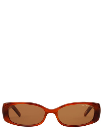 DMY BY DMY Billy Oval Acetate Sunglasses in brown