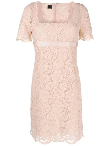 PINKO Tilly lace dress in pink