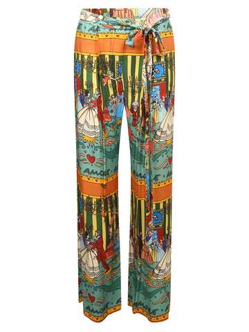 Alessandro Enriquez Multicolor Printed Trousers in multi