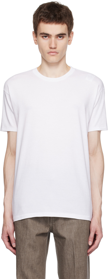 auralee white seamless t-shirt