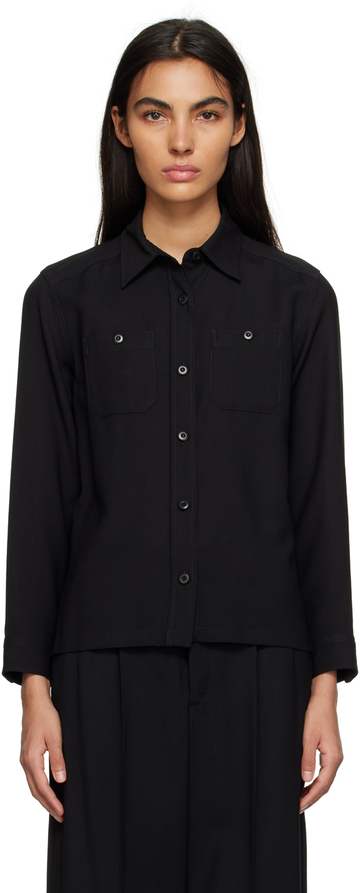 a.p.c. a.p.c. black chloé shirt