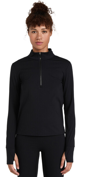 All Access Unison 1/4 Zip Pullover in black