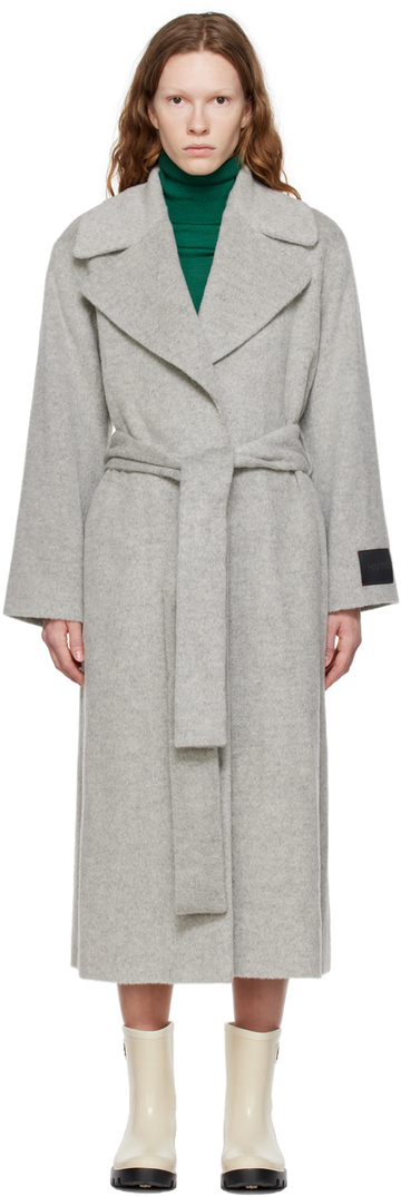 Hugo Gray Makini Coat in grey