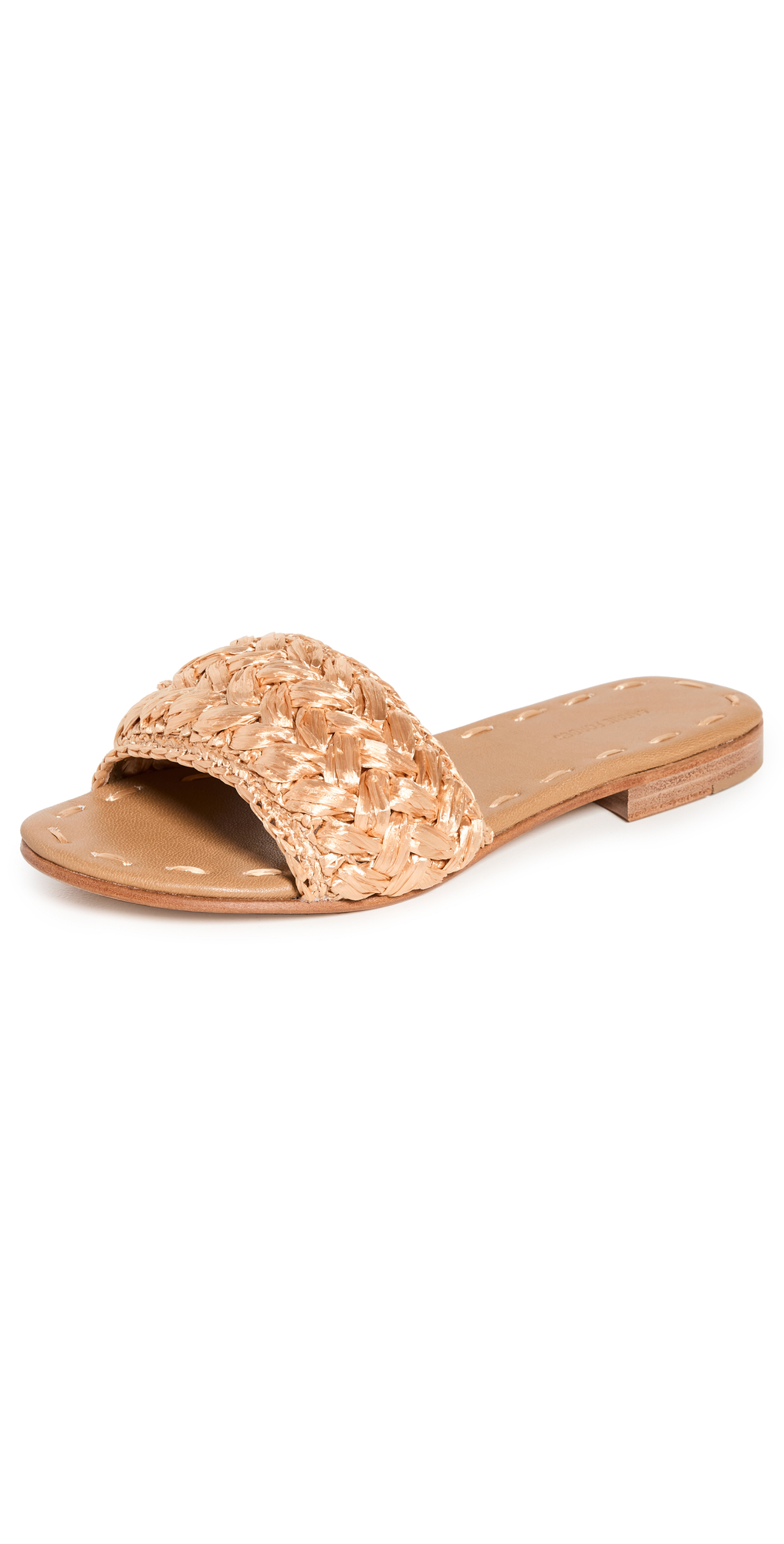 Carrie Forbes Trensa Slides in gold