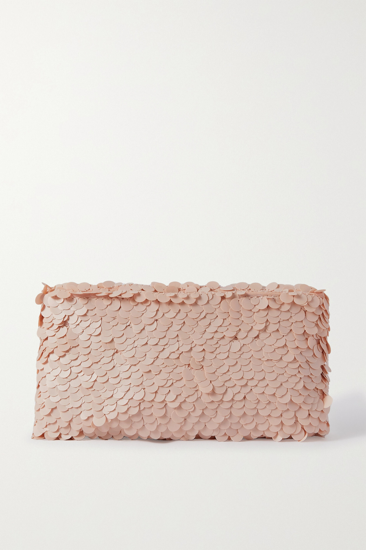 Dries Van Noten - Paillette-embellished Mesh Clutch - Pink