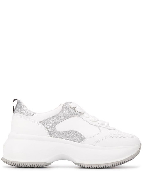 Hogan Maxi chunky low top sneakers in white