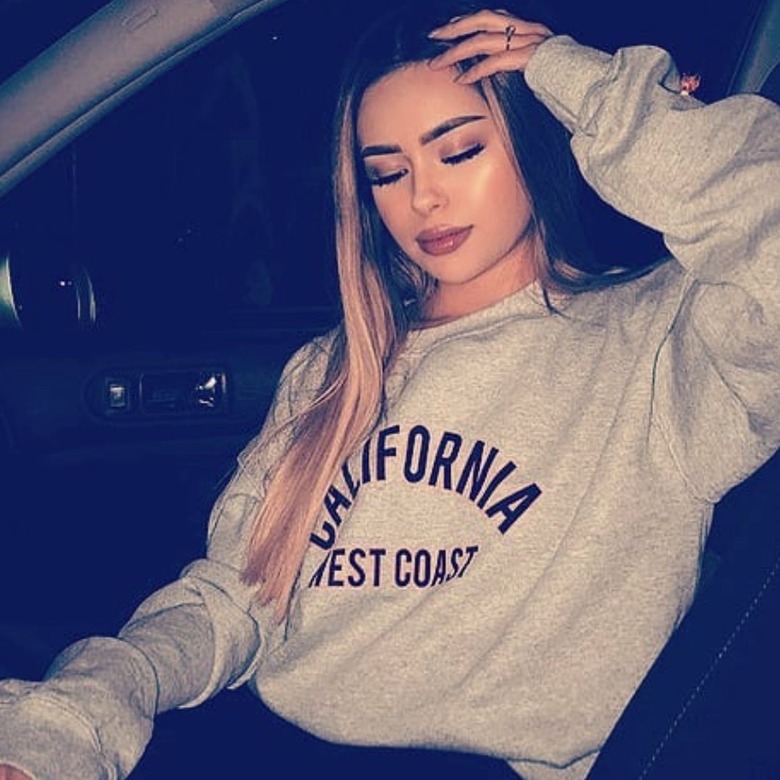 sweater california west coast sweatshirt quote on it tumblr outfit