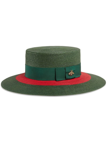 Gucci Papier wide brim hat in green