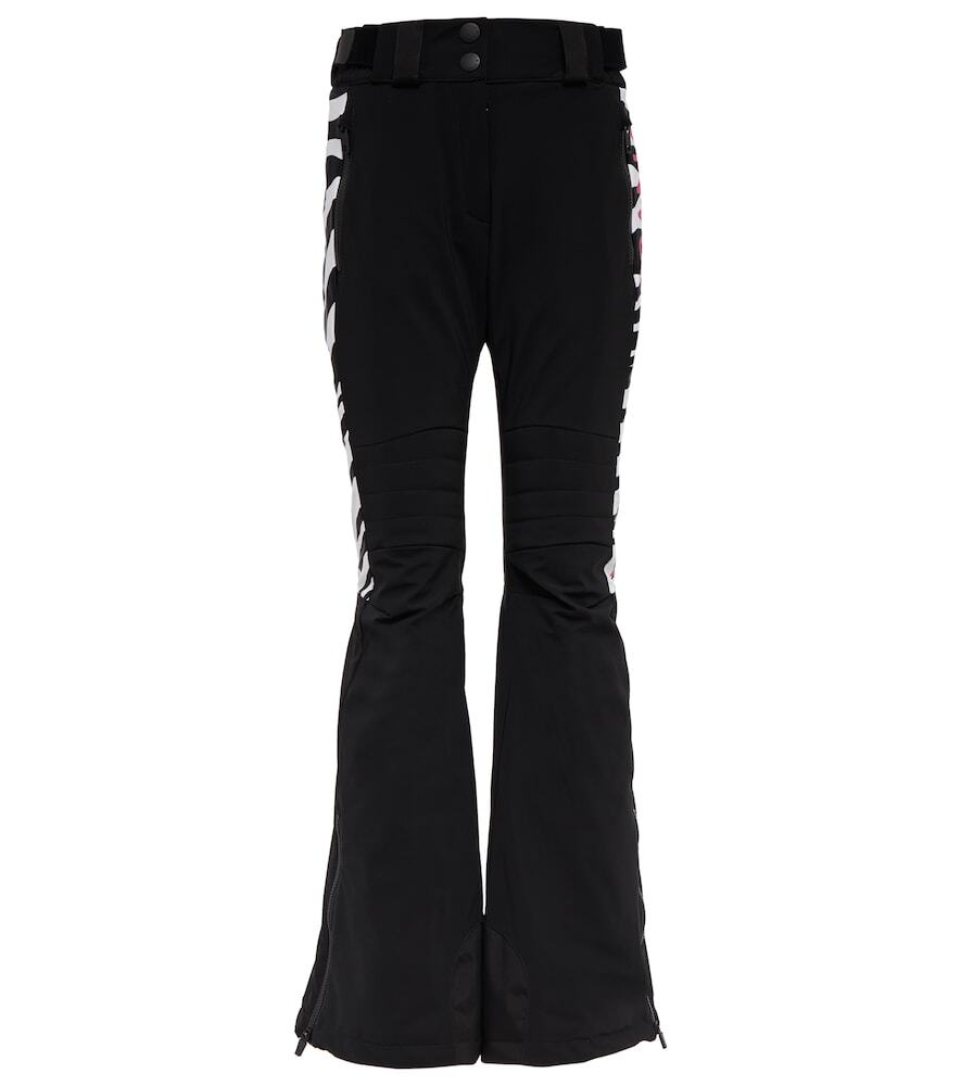 Dolce&Gabbana Zebra-print ski pants in black