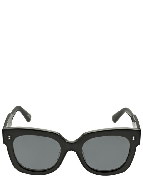 CHIMI 08 Oversize Acetate Sunglasses in black