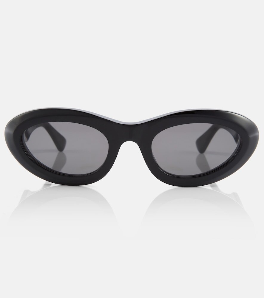 Bottega Veneta Oval sunglasses in black