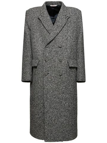 valentino wool blend double breasted coat