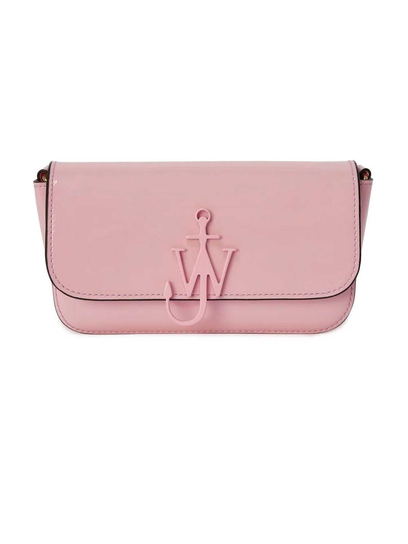 J.W. Anderson Pink Leather Baguette Bag