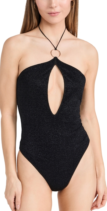oseree lumire ring maillot one piece black l