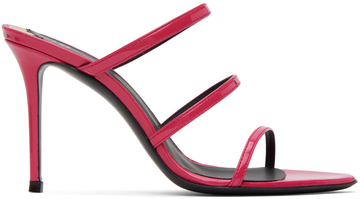 giuseppe zanotti pink clandestino heeled sandals