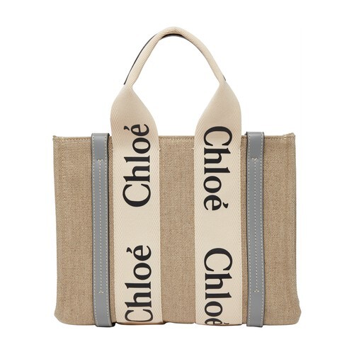 Chloé Woody small tote bag in grey