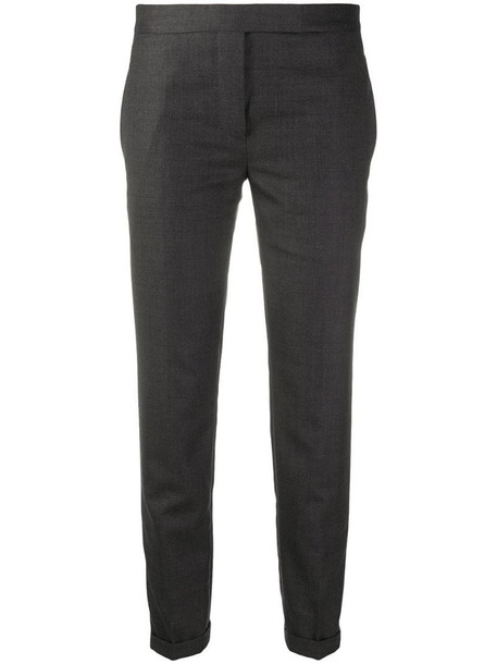 Thom Browne tailored cropped trousers in grey
