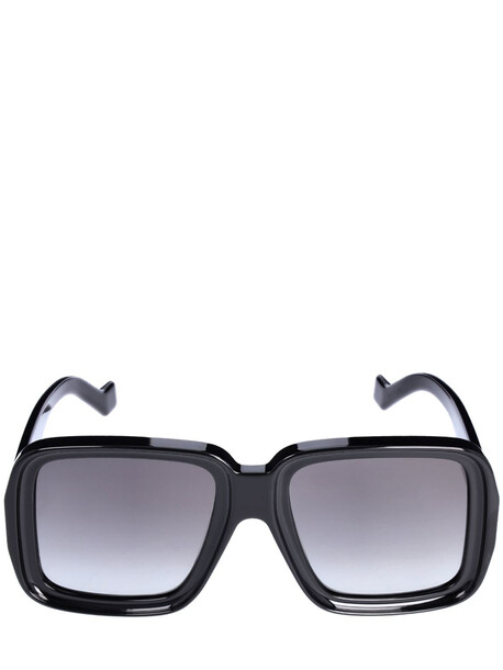 LOEWE Squared Acetate Sunglasses in black